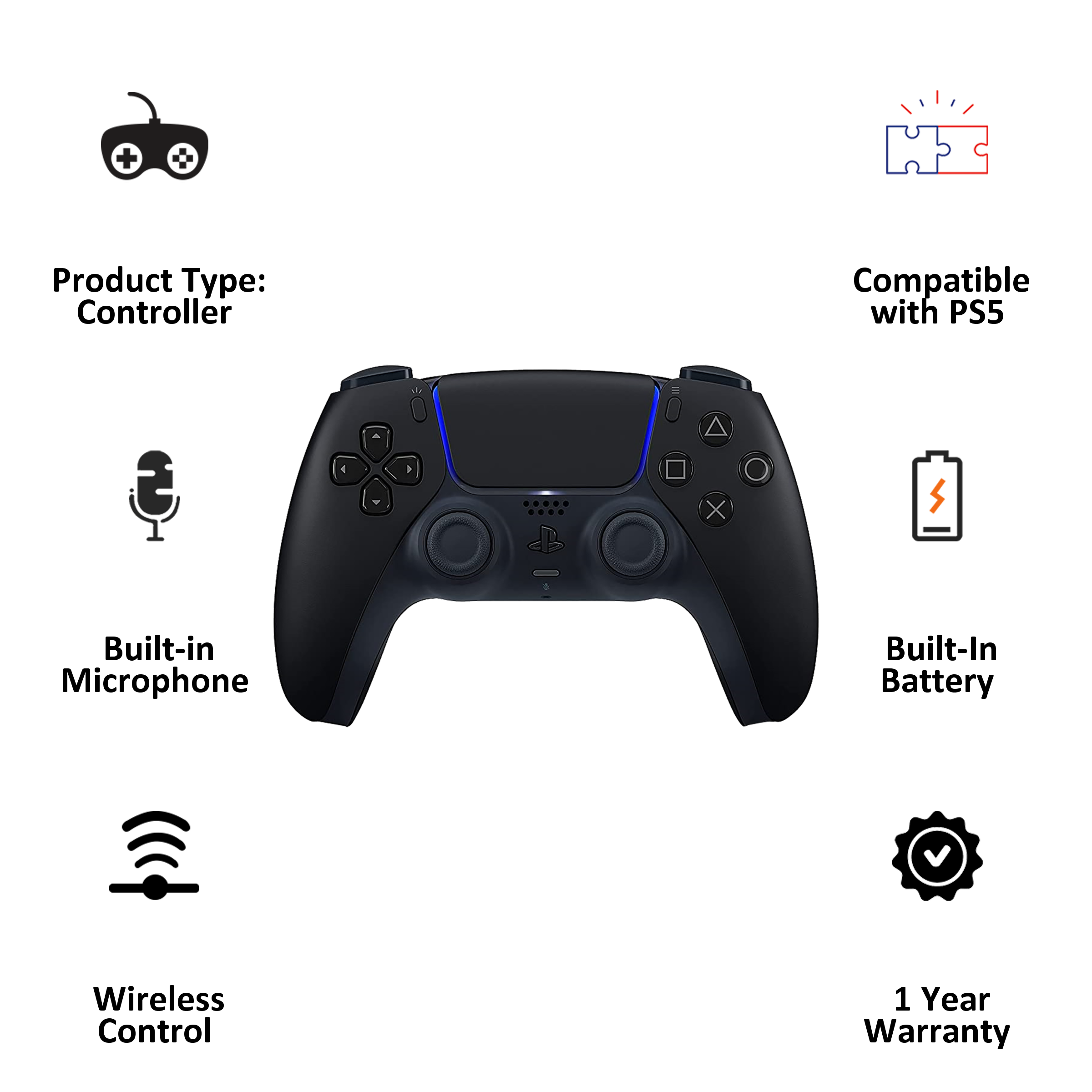 Ps5 controller best sale built in mic